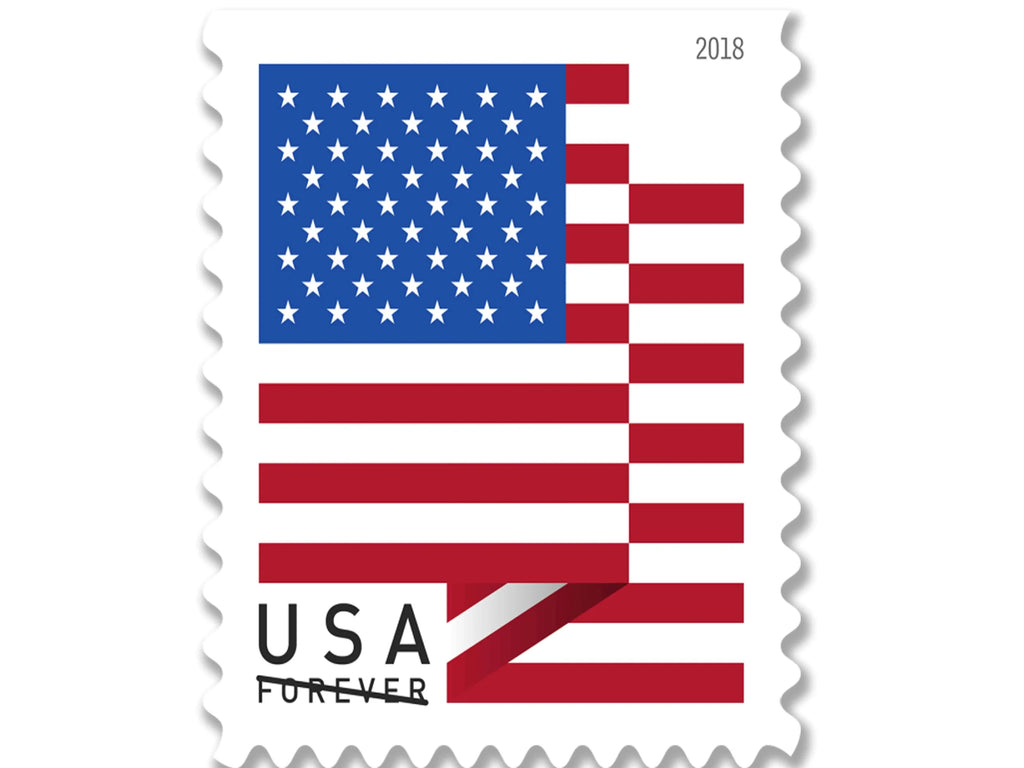 U.S. Flag 2018 Stamps_Books (100 Stamps)