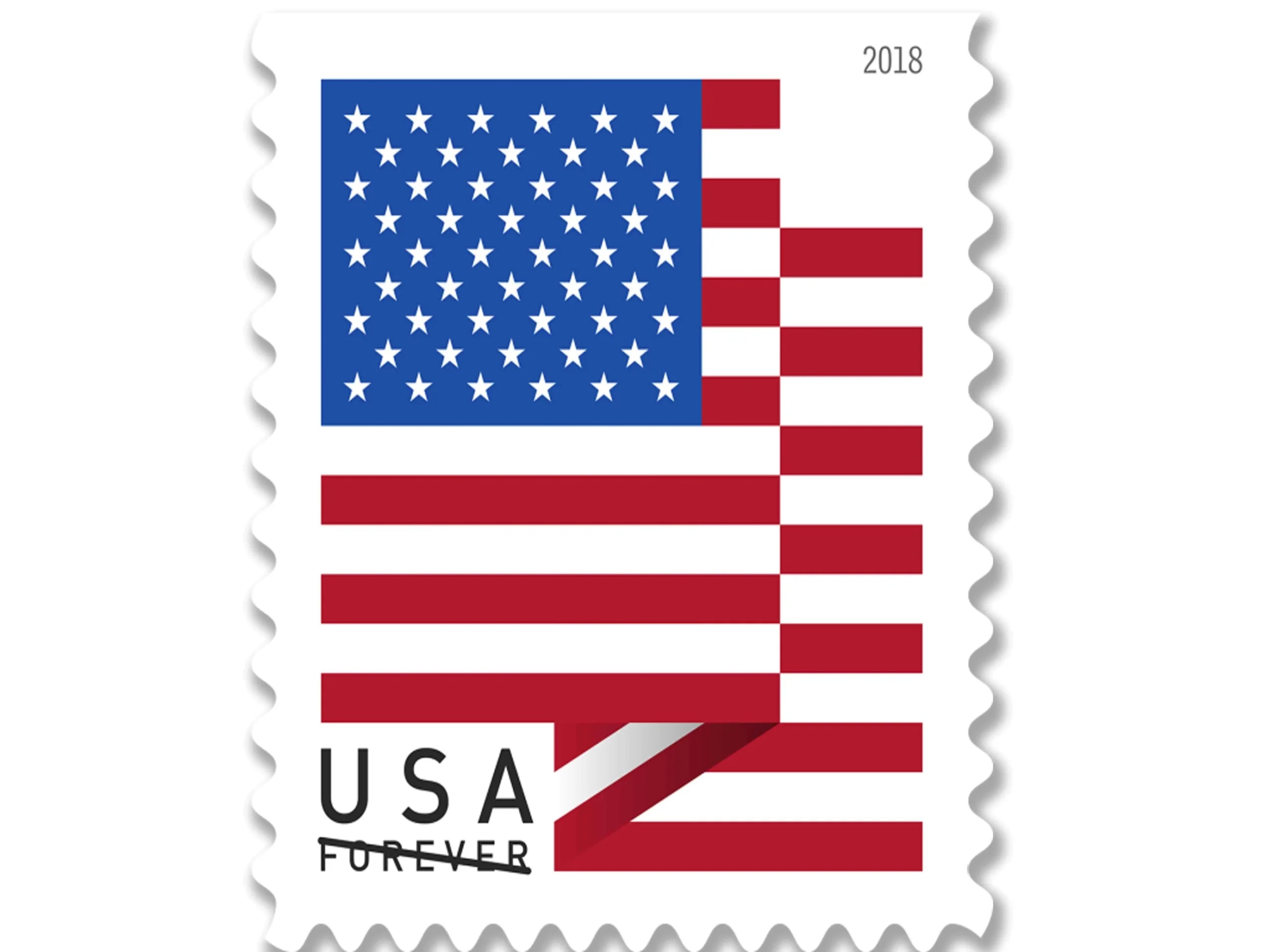 U.S. Flag 2018 Stamps_Books (100 Stamps)